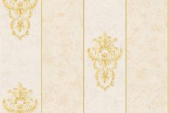 34371-1 cikkszámú tapéta,  Architects Paper Luxury Classics tapéta katalógusából Barokk-klasszikus,csíkos,különleges felületű,különleges motívumos,metál-fényes,arany,bézs-drapp,vajszín,súrolható,vlies tapéta