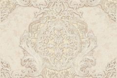 34372-3 cikkszámú tapéta,  Architects Paper Luxury Classics tapéta katalógusából Barokk-klasszikus,különleges felületű,különleges motívumos,metál-fényes,fehér,vajszín,súrolható,vlies tapéta