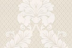 30544-1 cikkszámú tapéta,  Architects Paper Luxury Wallpaper tapéta katalógusából Barokk-klasszikus,különleges felületű,metál-fényes,velúr felületű,bézs-drapp,fehér,gyöngyház,vlies tapéta