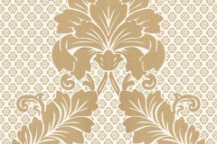 30544-2 cikkszámú tapéta,  Architects Paper Luxury Wallpaper tapéta katalógusából Barokk-klasszikus,különleges felületű,metál-fényes,velúr felületű,arany,barna,fehér,gyöngyház,vlies tapéta