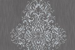 31945-4 cikkszámú tapéta,  Architects Paper Luxury Wallpaper tapéta katalógusából Barokk-klasszikus,valódi textil,ezüst,szürke,gyengén mosható,vlies tapéta