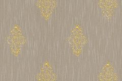 31946-3 cikkszámú tapéta,  Architects Paper Luxury Wallpaper tapéta katalógusából Barokk-klasszikus,valódi textil,arany,barna,gyengén mosható,vlies tapéta