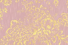 30657-5 cikkszámú tapéta,  Architects Paper Metallic Silk tapéta katalógusából Barokk-klasszikus,csillámos,különleges felületű,különleges motívumos,rajzolt,valódi textil,virágmintás,arany,pink-rózsaszín,vlies tapéta