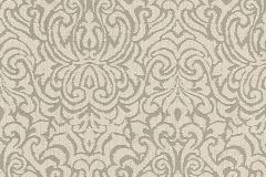 96193-1 cikkszámú tapéta,  Architects Paper Tessuto 2 tapéta katalógusából Barokk-klasszikus,valódi textil,bézs-drapp,szürke,gyengén mosható,vlies tapéta