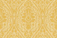 96195-1 cikkszámú tapéta,  Architects Paper Tessuto 2 tapéta katalógusából Barokk-klasszikus,valódi textil,bézs-drapp,sárga,gyengén mosható,vlies tapéta