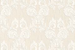 95630-7 cikkszámú tapéta,  Architects Paper Tessuto tapéta katalógusából Barokk-klasszikus,különleges motívumos,természeti mintás,valódi textil,virágmintás,fehér,narancs-terrakotta,gyengén mosható,vlies tapéta