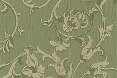 95633-4 cikkszámú tapéta,  Architects Paper Tessuto tapéta katalógusából Különleges motívumos,természeti mintás,valódi textil,virágmintás,vajszín,zöld,gyengén mosható,vlies tapéta