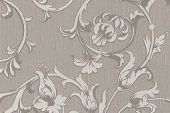 95633-6 cikkszámú tapéta,  Architects Paper Tessuto tapéta katalógusából Barokk-klasszikus,különleges motívumos,természeti mintás,valódi textil,virágmintás,szürke,gyengén mosható,vlies tapéta