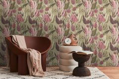 78219-2 cikkszámú tapéta,  As Creation Anna dAndrea tapéta katalógusából Természeti mintás,pink-rózsaszín,piros-bordó,zöld,lemosható,vlies tapéta