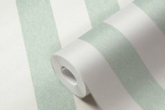 39029-2 cikkszámú tapéta,  As Creation Attractive 2 tapéta katalógusából Csíkos,fehér,zöld,illesztés mentes,lemosható,vlies tapéta