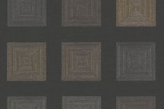 37172-4 cikkszámú tapéta,  As Creation Black is Beautiful tapéta katalógusából Geometriai mintás,kockás,fekete,szürke,súrolható,vlies tapéta