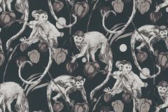 37982-2 cikkszámú tapéta,  As Creation Black is Beautiful tapéta katalógusából állatok,természeti mintás,fehér,fekete,szürke,lemosható,vlies tapéta
