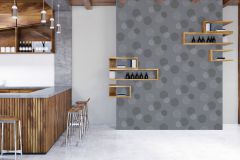 34771-3 cikkszámú tapéta,  As Creation Casual Living tapéta katalógusából 3d hatású,pöttyös,retro,szürke,illesztés mentes,lemosható,vlies tapéta
