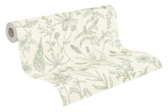 37363-5 cikkszámú tapéta,  As Creation Casual Living tapéta katalógusából Csillámos,természeti mintás,ezüst,fehér,zöld,lemosható,vlies tapéta