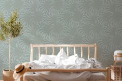 39338-4 cikkszámú tapéta,  As Creation Casual Living tapéta katalógusából Természeti mintás,szürke,türkiz,lemosható,vlies tapéta
