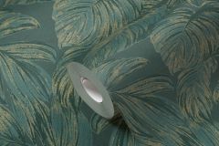 39340-1 cikkszámú tapéta,  As Creation Casual Living tapéta katalógusából Csillámos,természeti mintás,arany,zöld,lemosható,vlies tapéta