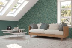 39340-1 cikkszámú tapéta,  As Creation Casual Living tapéta katalógusából Csillámos,természeti mintás,arany,zöld,lemosható,vlies tapéta