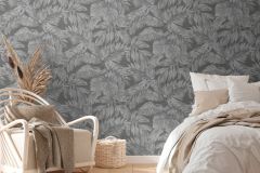 39340-4 cikkszámú tapéta,  As Creation Casual Living tapéta katalógusából Csillámos,természeti mintás,ezüst,szürke,lemosható,vlies tapéta