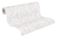 39546-2 cikkszámú tapéta,  As Creation Casual Living tapéta katalógusából Természeti mintás,fehér,gyöngyház,szürke,lemosható,vlies tapéta