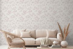 39548-1 cikkszámú tapéta,  As Creation Casual Living tapéta katalógusából Természeti mintás,virágmintás,fehér,pink-rózsaszín,lemosható,vlies tapéta