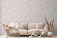 39548-3 cikkszámú tapéta,  As Creation Casual Living tapéta katalógusából Természeti mintás,virágmintás,ezüst,fehér,lemosható,vlies tapéta
