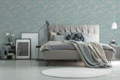 39548-5 cikkszámú tapéta,  As Creation Casual Living tapéta katalógusából Természeti mintás,virágmintás,bézs-drapp,ezüst,zöld,lemosható,vlies tapéta