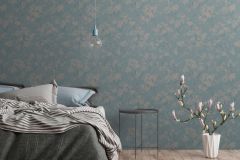 39548-5 cikkszámú tapéta,  As Creation Casual Living tapéta katalógusából Természeti mintás,virágmintás,bézs-drapp,ezüst,zöld,lemosható,vlies tapéta