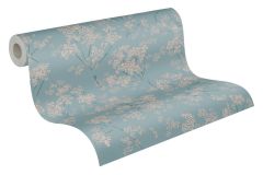 39548-5 cikkszámú tapéta,  As Creation Casual Living tapéta katalógusából Természeti mintás,virágmintás,bézs-drapp,ezüst,zöld,lemosható,vlies tapéta