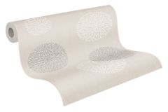 93791-2 cikkszámú tapéta,  As Creation Casual Living tapéta katalógusából Geometriai mintás,pöttyös,retro,bézs-drapp,szürke,illesztés mentes,lemosható,vlies tapéta