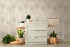 93791-2 cikkszámú tapéta,  As Creation Casual Living tapéta katalógusából Geometriai mintás,pöttyös,retro,bézs-drapp,szürke,illesztés mentes,lemosható,vlies tapéta