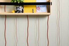 95873-1 cikkszámú tapéta,  As Creation Casual Living tapéta katalógusából Csíkos,bézs-drapp,fehér,piros-bordó,illesztés mentes,lemosható,vlies tapéta
