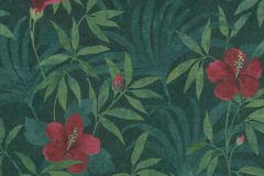 38028-1 cikkszámú tapéta,  As Creation Cuba tapéta katalógusából Természeti mintás,virágmintás,pink-rózsaszín,zöld,súrolható,vlies tapéta