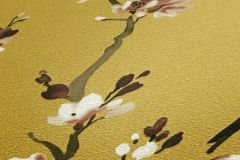 38520-1 cikkszámú tapéta,  As Creation Desert Lodge tapéta katalógusából Virágmintás,sárga,súrolható,vlies tapéta