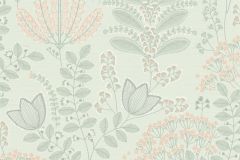 39349-3 cikkszámú tapéta,  As Creation Famous Garden tapéta katalógusából Természeti mintás,textil hatású,fehér,pink-rózsaszín,zöld,súrolható,vlies tapéta
