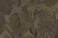 39355-2 cikkszámú tapéta,  As Creation Famous Garden tapéta katalógusából Természeti mintás,textil hatású,arany,barna,fekete,súrolható,vlies tapéta
