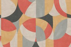 39932-3 cikkszámú tapéta,  As Creation French Affair tapéta katalógusából Absztrakt,geometriai mintás,bézs-drapp,piros-bordó,sárga,szürke,súrolható,vlies tapéta