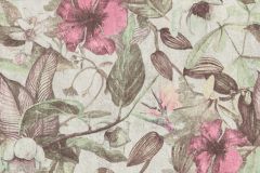 37216-4 cikkszámú tapéta,  As Creation Greenery tapéta katalógusából Virágmintás,bézs-drapp,pink-rózsaszín,zöld,súrolható,vlies tapéta