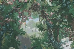 37652-1 cikkszámú tapéta,  As Creation History of Art tapéta katalógusából állatok,természeti mintás,kék,pink-rózsaszín,zöld,súrolható,vlies tapéta