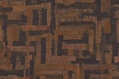 78204-6 cikkszámú tapéta,  As Creation Hot Spots tapéta katalógusából Geometriai mintás,textil hatású,textilmintás,barna,súrolható,vlies tapéta