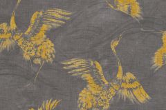 36631-3 cikkszámú tapéta,  As Creation Linen Style tapéta katalógusából állatok,különleges felületű,barna,sárga,lemosható,vlies tapéta