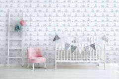 38113-2 cikkszámú tapéta,  As Creation Little Love tapéta katalógusából állatok,gyerek,fehér,pink-rózsaszín,szürke,gyengén mosható,vlies tapéta