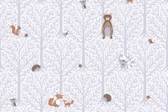 38119-1 cikkszámú tapéta,  As Creation Little Love tapéta katalógusából állatok,gyerek,természeti mintás,barna,szürke,gyengén mosható,vlies tapéta