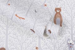 38119-1 cikkszámú tapéta,  As Creation Little Love tapéta katalógusából állatok,gyerek,természeti mintás,barna,szürke,gyengén mosható,vlies tapéta