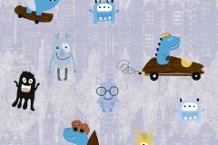 38121-1 cikkszámú tapéta,  As Creation Little Love tapéta katalógusából állatok,gyerek,barna,kék,szürke,gyengén mosható,vlies tapéta