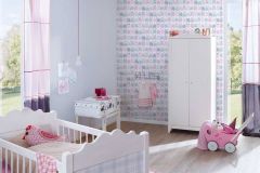 38129-2 cikkszámú tapéta,  As Creation Little Love tapéta katalógusából állatok,gyerek,fehér,pink-rózsaszín,szürke,gyengén mosható,vlies tapéta