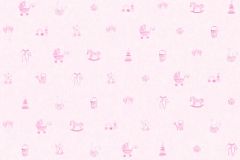 35854-1 cikkszámú tapéta,  As Creation Little Stars tapéta katalógusából Gyerek,különleges felületű,különleges motívumos,rajzolt,pink-rózsaszín,gyengén mosható,vlies tapéta