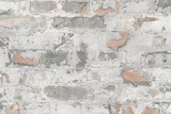 36929-2 cikkszámú tapéta,  As Creation Metropolitan Stories tapéta katalógusából Kőhatású-kőmintás,különleges felületű,fehér,narancs-terrakotta,szürke,súrolható,vlies tapéta