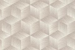 38506-1 cikkszámú tapéta,  As Creation Natural Living tapéta katalógusából Geometriai mintás,textil hatású,bézs-drapp,szürke,lemosható,vlies tapéta