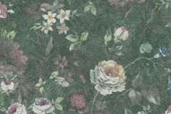 38636-2 cikkszámú tapéta,  As Creation Natural Living tapéta katalógusából Rajzolt,természeti mintás,textil hatású,virágmintás,fehér,piros-bordó,sárga,szürke,zöld,lemosható,vlies tapéta