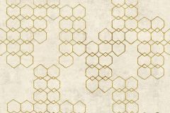 37424-2 cikkszámú tapéta,  As Creation New Walls tapéta katalógusából Absztrakt,geometriai mintás,arany,bézs-drapp,súrolható,vlies tapéta
